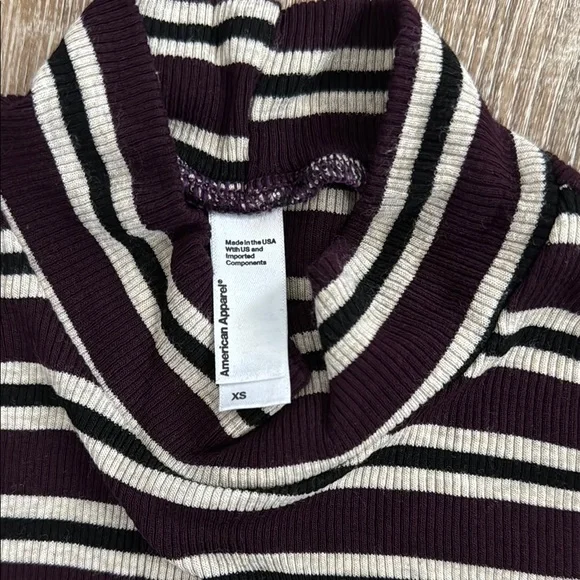 American Apparel body on striped knit dress - Picture 2 of 3